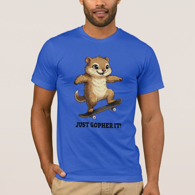 T-shirt Just Gopher It! (Devant)