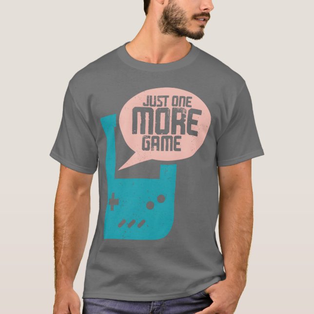 T-shirt Just one more game 2 retro retro (Devant)