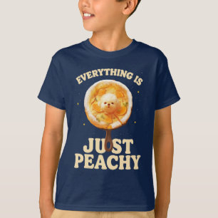 T-shirt Just Peachy : l'art alimentaire Bichon Frise