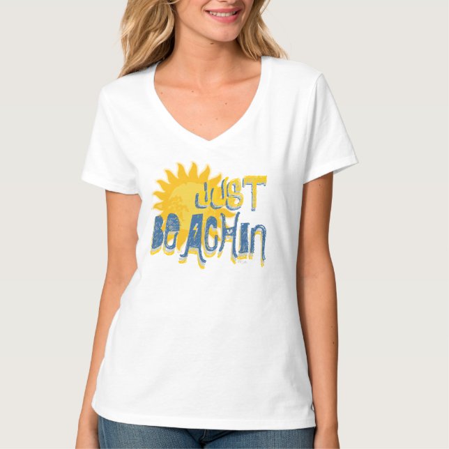 T-shirt Just PLAGE  (Devant)