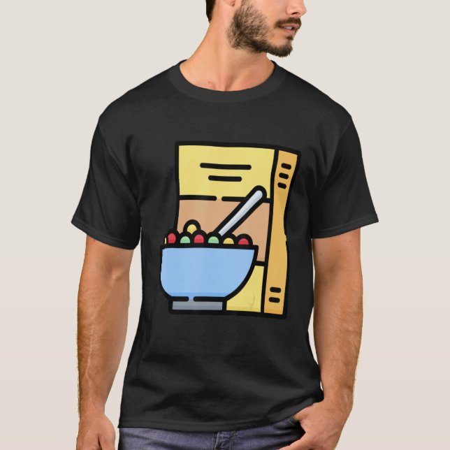 T-shirt Just Really Like Breakfast Cereal OK Cereal 1 (Devant)