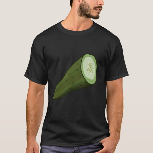 T-shirt Just Really Like Cucumbers Cucumber Pickle Vegetab (Devant)