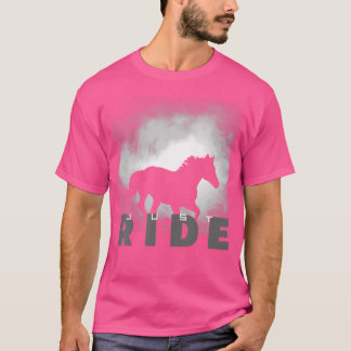T-shirt Just Ride Équipement de Cheval Équestre