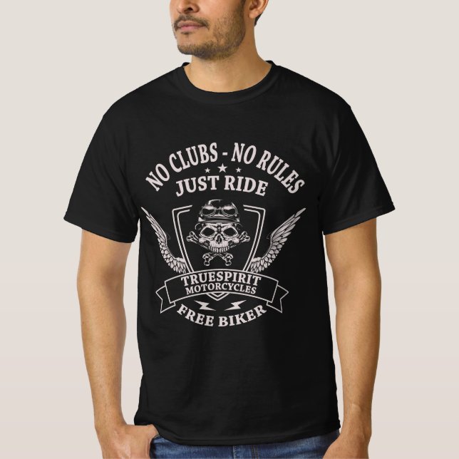 T-shirt "Just Ride - Route 66" - Americana (Devant)
