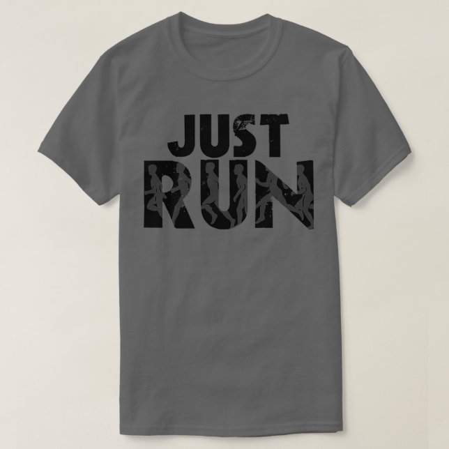T-shirt Just Run  (Design devant)