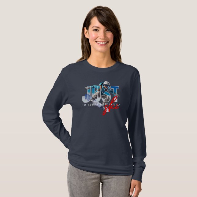 T-shirt Just Ski | Femme Manche Longue (Devant entier)