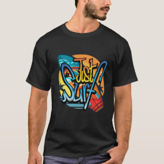 T-shirt Just Surf Retro Summer – Vintage Surfboard