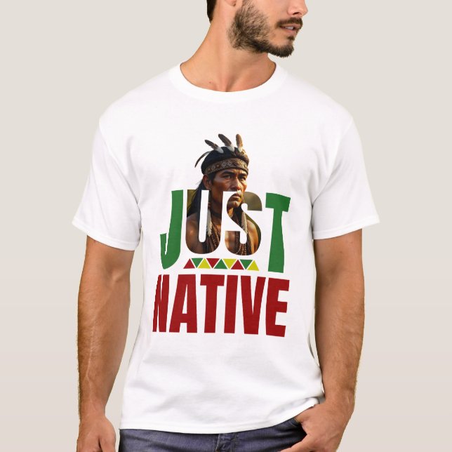 T-shirt Just Us Native (Devant)
