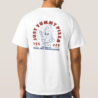T-shirt Just Yummy Pizza Tee