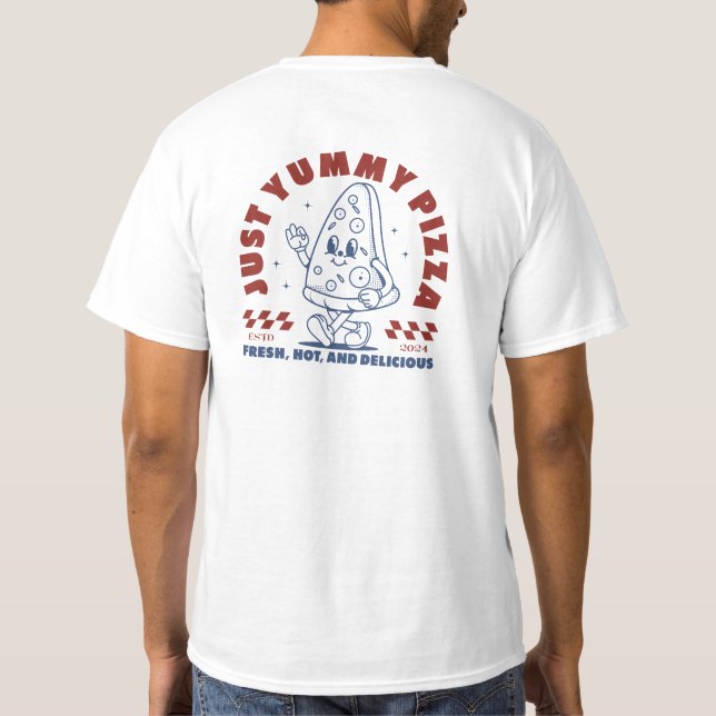 T-shirt Just Yummy Pizza Tee (Dos)