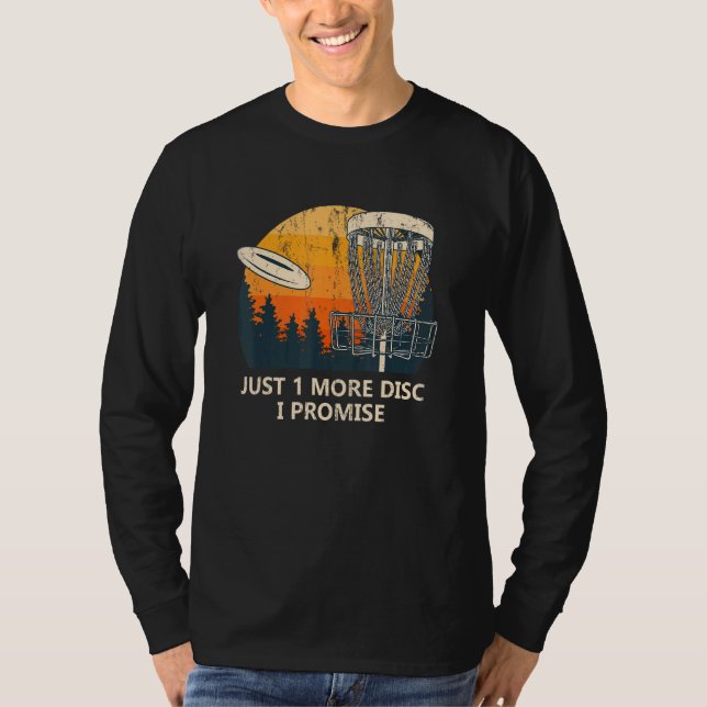 T-shirt Juste 1 Plus Disque De Golf Disques Citations De G (Devant)
