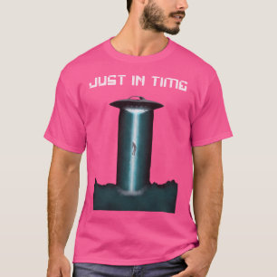 T-shirt Juste À Temps Ufo Enlèvement D'Aliens