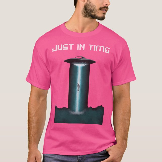 T-shirt Juste À Temps Ufo Enlèvement D'Aliens (Devant)