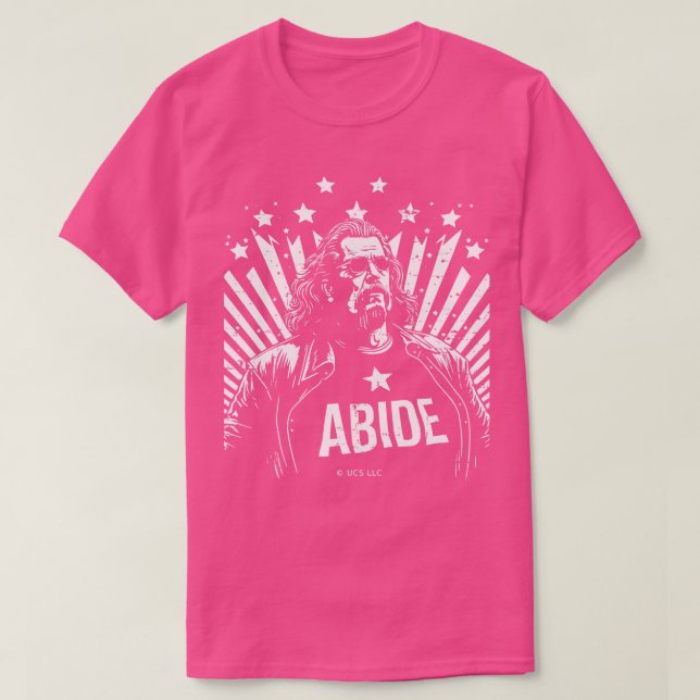 T-shirt Juste Abide Dude (Design devant)