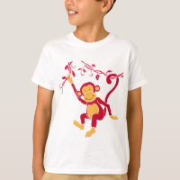 Juste accrocher la tete graphique funky rouge sing