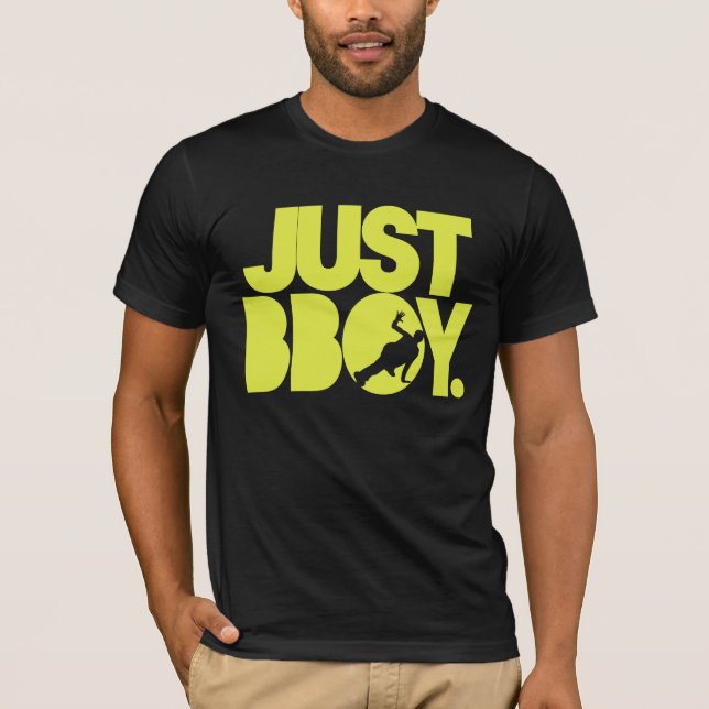 T-shirt juste bboy - jaune (Devant)