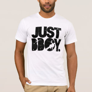 T-shirt juste bboy - noir affligé