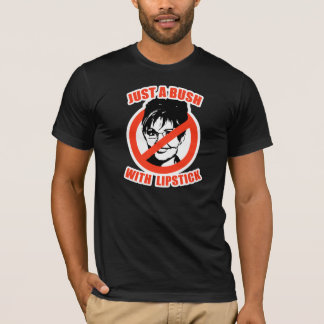 T-SHIRT JUSTE BUSH AVEC LE ROUGE À LÈVRES