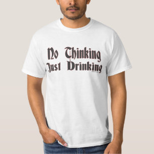 T-shirt Juste buvant