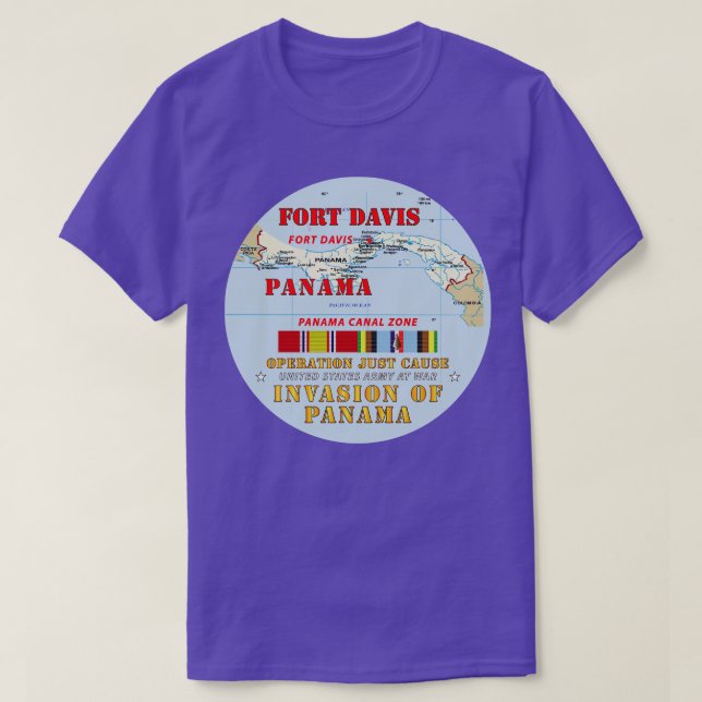 T-shirt Juste Cause Ft Davis CZ w Map w Ribbons Svc (Design devant)