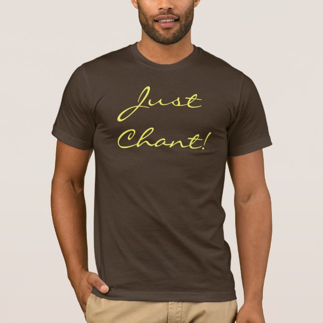 T-shirt Juste chant ! (Devant)