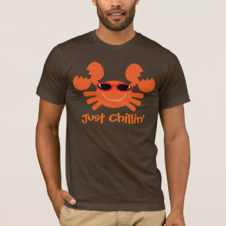 T-shirt Juste crabe de Chillin avec des lunettes de soleil