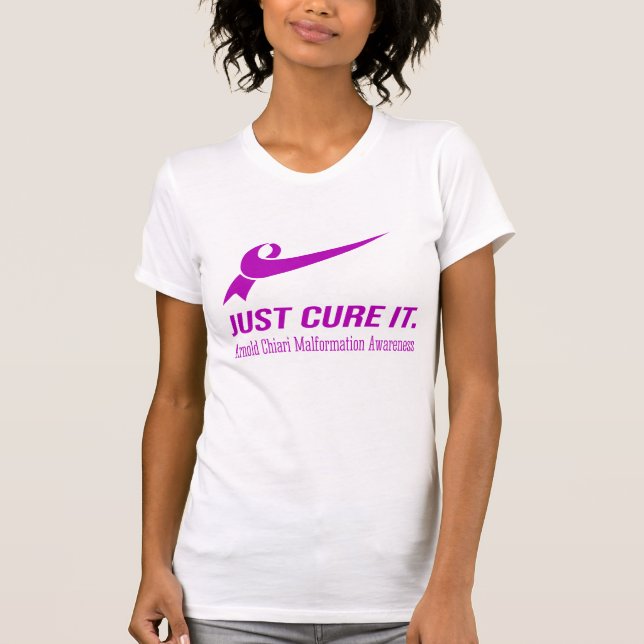 T-shirt Juste Cure It Arnold Chiari Malformation Sensibili (Devant)
