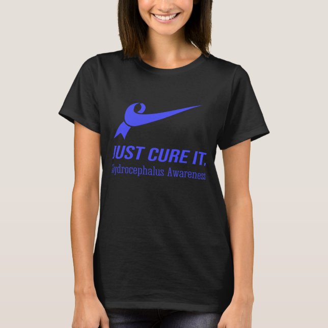 T-shirt Juste Cure It Hydrocephalus Sensienessv (Devant)