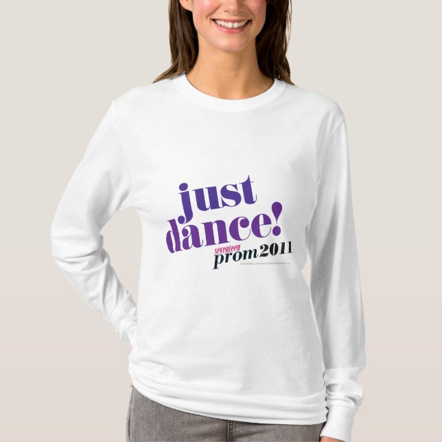 T-shirt Juste danse - pourpre (Devant)