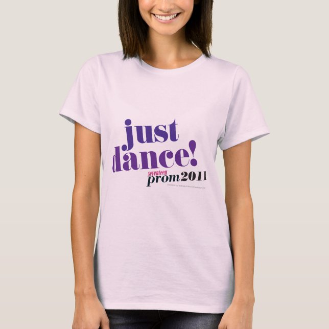 T-shirt Juste danse - pourpre (Devant)