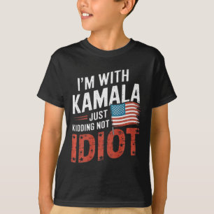 T-shirt Juste de ne pas tuer Idiot Anti Kamala Harris Shir