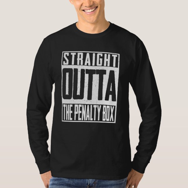 T-shirt Juste devant la boîte de pénalité Valentine (Devant)