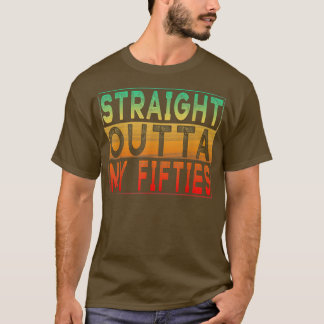 T-shirt Juste devant mes    cinquante ansVintage 60e anniv