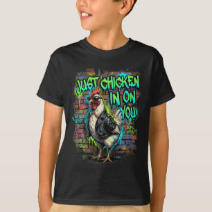 T-shirt Juste du poulet en vous drôle humour de coq motard