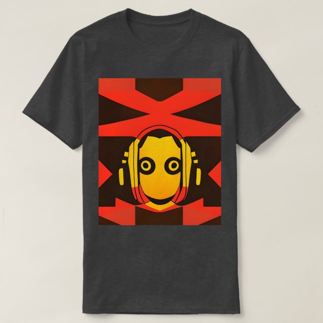 T-shirt juste écouter de la musique (Design devant)