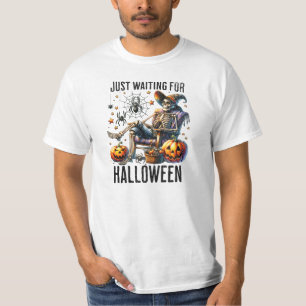 T-shirt Juste en attente d'halloween rilex