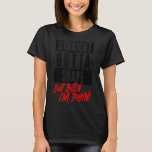 T-shirt Juste En Dehors De Forme Mais J'Essaie Drôle Femme