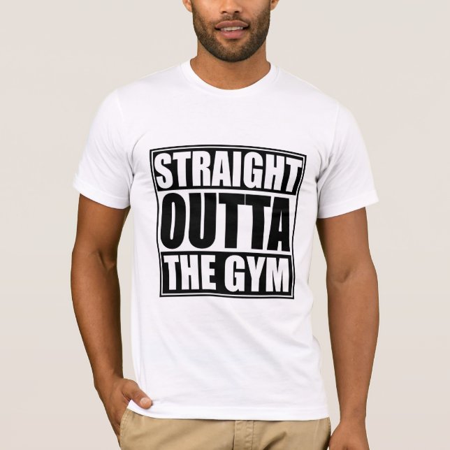 T-shirt Juste En Dehors De La Salle De Sport (Devant)