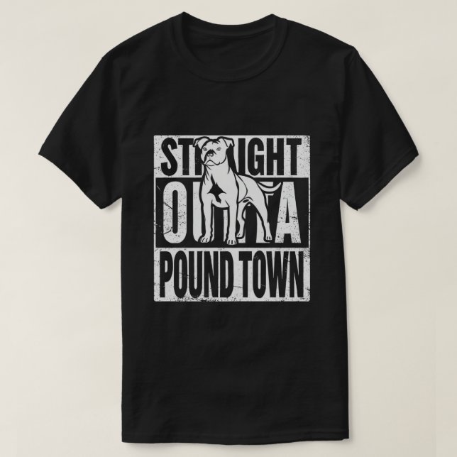 T-shirt Juste En Dehors De Pound Town Shirt (Design devant)