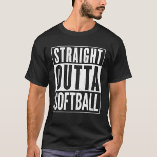 T-shirt Juste En Dehors Du Softball Drôle