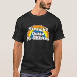 T-shirt Juste En Face De Ma Chemise Trente, Vintage 40ème 