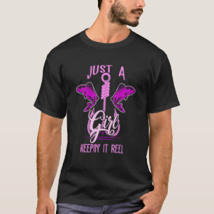 T-shirt Juste Fille Mignonne Pêche Garder Il Reel Womens P