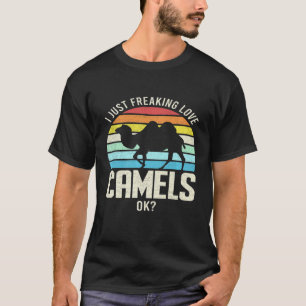 T-shirt Juste Freaking Love Camelids Ok Premium