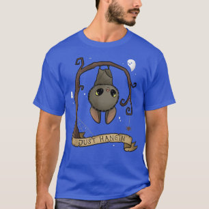 T-shirt Juste Hangin Bat Cute Halloween Animal Éffrayant A