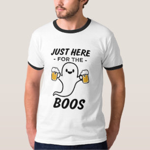 T-shirt Juste ici pour hue la chemise drôle de Halloween