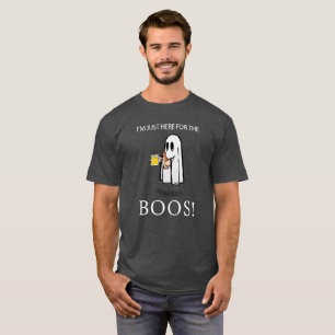 T-shirt Juste ici pour la chemise d'Halloween de Boos Funn