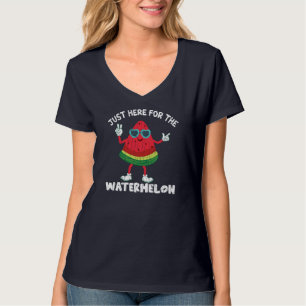 T-shirt Juste Ici Pour La Pétanque Drôle Fruit Été Gr