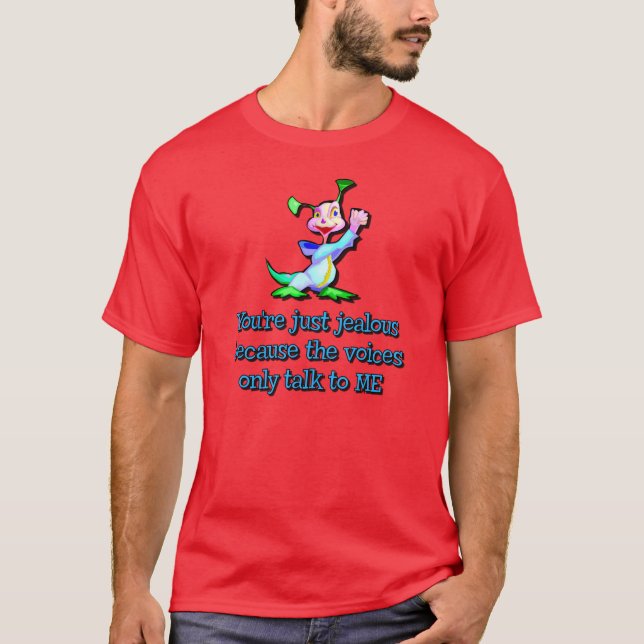 T-shirt Juste jaloux (Devant)