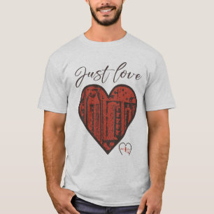 T-shirt Juste l'amour