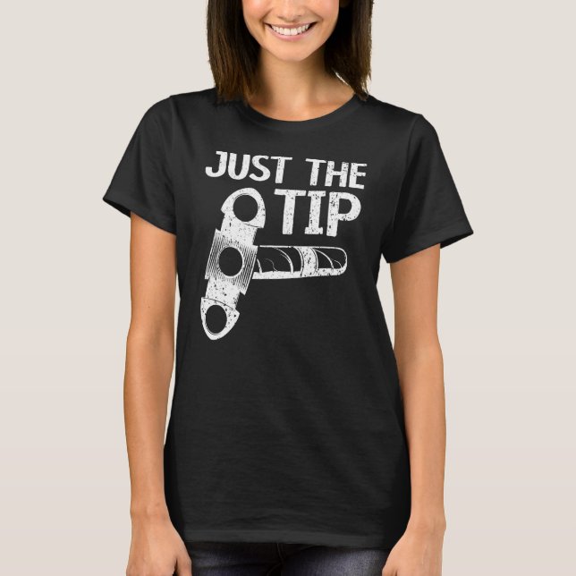 T-shirt Juste Le Conseil Cigar Fumer Tabac Cigarette Fumée (Devant)